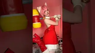 AMY MAKEUP PROCESS ~ Sonic Cosplay #sonic #sonicthehedgehog #makeuptransformation #cosplay