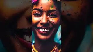 AI generated holi images