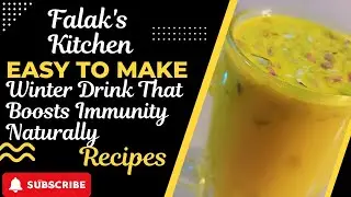 🥛 Winter Special Drink💥 | Haldi (Turmeric) Milk 🥛  for Strong Immunity 