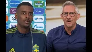 Alexander Isak: Sweden star had no idea who Gary Lineker was after Slovakia win