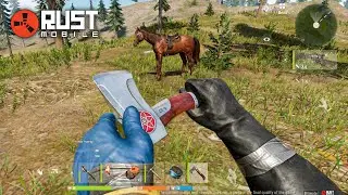 RUST MOBILE GAMEPLAY WITH ULTIMATE GRAPHICS | PART-10 |