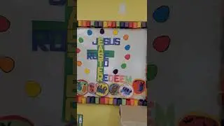 Easter bulletin board #easter #happyeaster