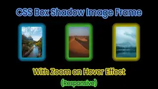 CSS BoxShadow Image Frame (Responsive) | HTML & CSS | AB Koder