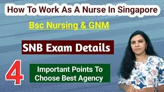 Best Agency To Go Singapore |How To Work As A Nurse In Singapore | SNB Exam Details | Nursesprofile