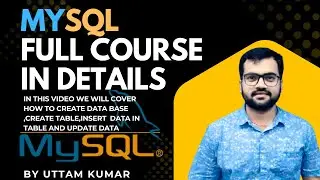 MySQL CRUD Basics: Create DB, Create Table & Insert Data Explained!