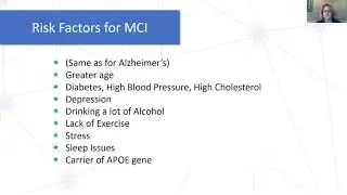 Mild Cognitive Impairment MCI
