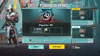 Group Perchase perks M10/ Pubg Mobile/BGMI M10 Royal Pass