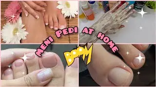 easy and simple Way meni Pedi at home #menicure #pedigree #athome @Healandbeautyasamuslima