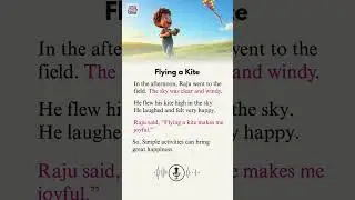 Flying a Kite | Easy English Story for Beginners | Daily Life English #englishstory