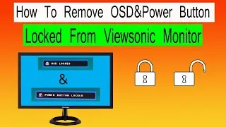 Как устранить блокировку экранного меню на мониторе ViewSonic. Исправление блокировки экранного меню VA2261-8. Кнопка питания заблокирована #osd #menu