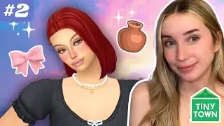 Постройка милого красного домика в испытании «Тауншип» (The Sims 4 — Часть 2)