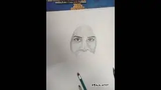 Nabhanatesh PencilArt progress pics Edited Video✏️😍🔥😎