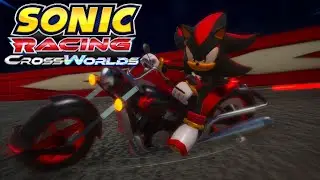 Shadow On A Bike Mod In Sonic Racing CrossWorlds Is GREAT!