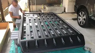 デリカD5ルーフキャリア組立2023 9