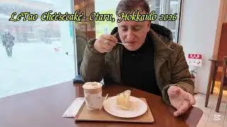 LeTAO double fromage cheesecake- Otaru, Hokkaido #sapporo #japan #cheesecake #travelvlog #otaru 