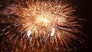 The Day Of The Virgin Fireworks Turia River Valencia 2018