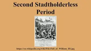 Second Stadtholderless Period