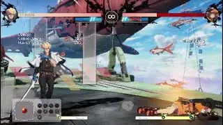 Guilty Gear Strive - Ky x May - Interactions with dolphin during corner pressure