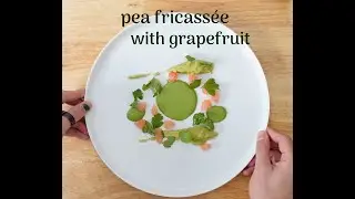 No Restaurant? No Problem! Dining at Home Made Easy: pea and ginger fricassée  with grapefruit