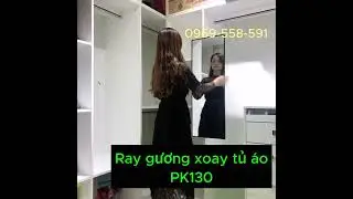 Phụ kiện gương xoay trong tủ quần &aacute;o PK130