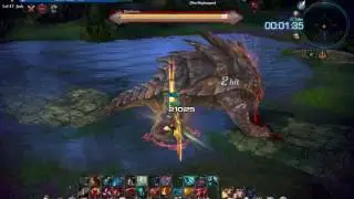 Tera Gameplay - Lvl 47 Slayer - Namburus Bossfight HD