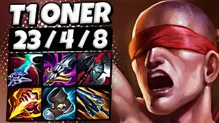 T1 Oner Lee Sin vs Qiyana [ Jungle ] Patch 26.1 Ranked Korea