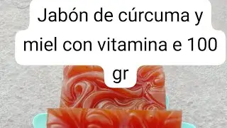 Jabones de cúrcuma y miel 🧼🪙🍯