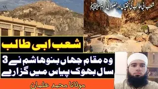 Shaib Abi Talib Ka Waqia/شعب ابی طالب کا واقعہ/مولانا محمد عثمان