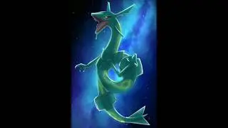 Rayquaza (Digital Painting Timelapse) #rayquaza #pok&eacute;mon #ibispaintx #digitalart #noai