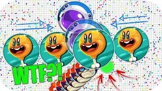 WEIRDEST MEGA DOUBLESPLIT EVER!? BIGGEST YOLOSPLIT, CANNONSPLIT, VANISHSPLIT, POPSPLIT! Agar.io #WTF