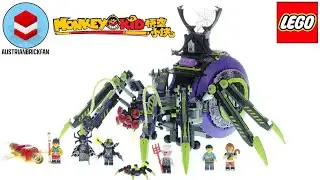 Lego Monkie Kid 80022 Арахноидальная база Паучьей Королевы - Обзор сборки Lego Speed