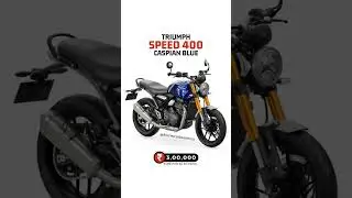 Triumph Speed 400 Colour Options & Expected Price in India 🇮🇳