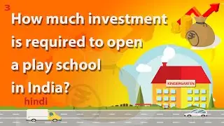 how much investment required for preschool in india