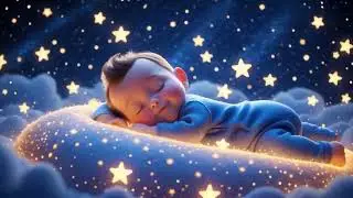 Gentle Starry Lullaby ✨ | Baby Sleeping Music | Relaxing Night-Time Cradle Song