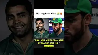 Umar Akmal's English 🥵#cricketshorts#trending