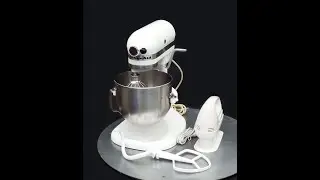 White Kitchenaid Stand Mixer K5SS MIXER 300W 115V 60HZ 5QT 動作確認済み