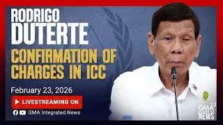 LIVE - Duterte sa ICC - Confirmation of Charges Hearing | GMA Regional TV