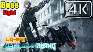 METAL GEAR RISING REVENGEANCE  - Gameplay LQ-841 Boss Fight  [4K 60FPS PC GTX]