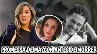 Renata Reis quebra sil&ecirc;ncio e Daniela Santos lembra promessa de Maycon Douglas Antes de morrer