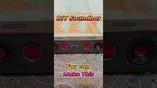 DIY Bluetooth Soundbar 🔊 | Home Made Speaker | #shortvideo #diy #lifehack #tech #technology #shorts