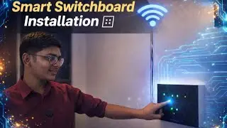 Smart Switchboard Installation ⌨ |मैंने की स्मार्ट स्विच बोर्ड की वायरिंग!💡 |Nandish Vlog |Factory