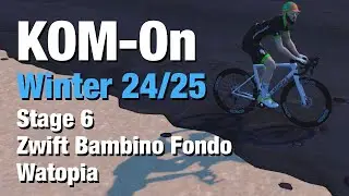 KOM-On Winter 24/25, Stage 6, Bambino Fondo, Watopia