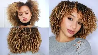 How To Define/Style Your Curly Hair! Finger Coiling Method