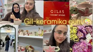 Gil studioda əyləncəli bir gün 🫶🏼🎨-VLOG2