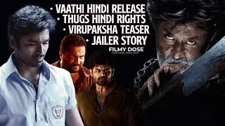 Vaathi Hindi Dubbed Movie Theatrical Release Dhanush | Virupaksha Teaser | Colors Cineplex | Thugs