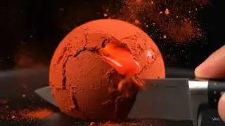 Mars Cutting Video | Planet Cutting ASMR Videos