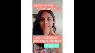 Profitable Niches with Low Competition 🤑💰💅 Affiliate Marketing #shorts
