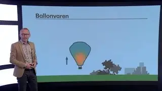 Luchtballon varen, vooral in de avond of vroege ochtend. Door thermiek