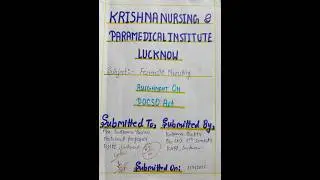 POCSO act .. Assignment.. forensic nursing...