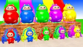 5 Giant Duck Cartoon,Lion,Cow,Rabbit,Gorilla,Elephant,Dog,Cat Wild Animals Crossing Fountain 2025